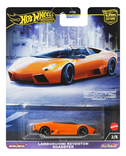 Hot Wheels Premium Exotic Envy Lamborghini Reventon Roadster