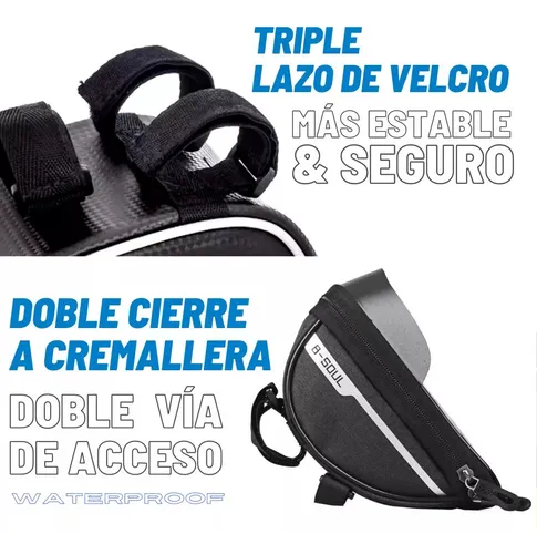 Bolso Porta Celular Para Bicicleta Gps Impermeable Tactil 