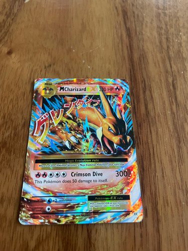 Carta Pokemon, M Charizard Ex (Usado)