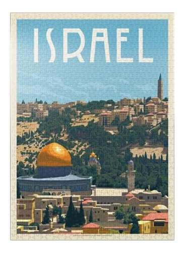 Israel: Jerusalén, La Ciudad Vieja, Póster Vintage - Rompeca