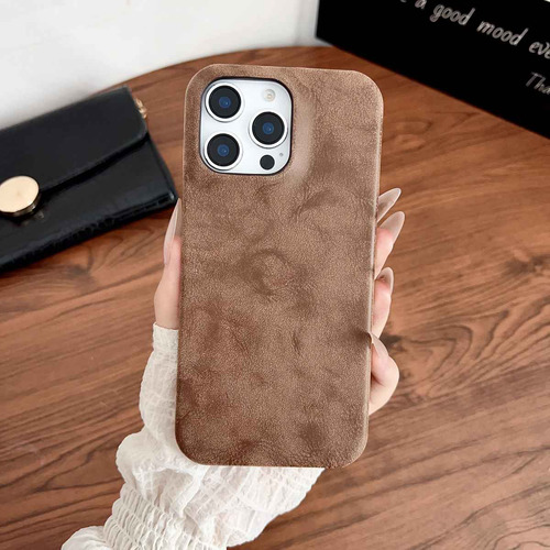 Funda Protectora De Piel Sintética Para iPhone 11, 12, 13, 14, 15, 16 Pro, Max, 15plus, 16plus