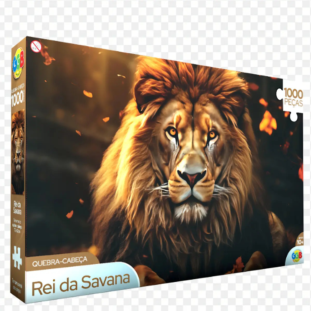 Jogo Quebra Cabeça Leão Rei Da Savana 1000pçs
