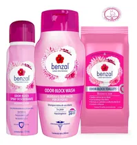 Comprar Benzal Odor Block Kit Jabón + Toallitas + Desodorante Íntimo