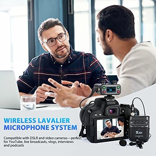 Sistema De Micrófono Lavalier Inalámbrico Xvive U5 De 2,4 Gh