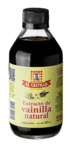 Imagen 1 de 1 de Extracto De Vainilla Natural El Castillo 250cm3