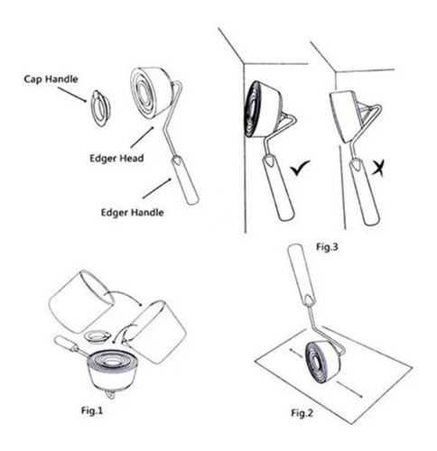 Imagen 3 de 8 de Rodillo Para Pintar Recargable Como En Tv