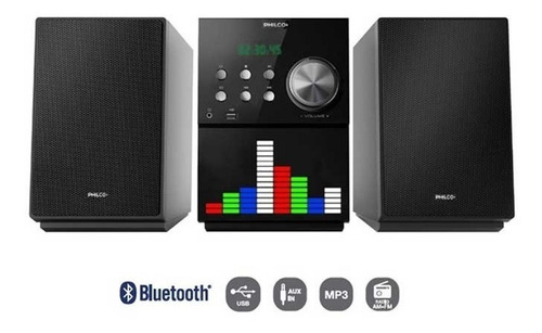 Microcomponente Con Dvd Bluetooth Philco Amp75dv Otero Hogar