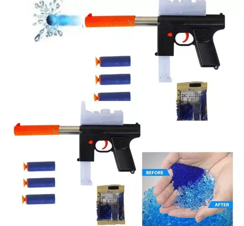 Arma Brinquedo Pistola De Pressão Dardos Bolas Gel Orbeez To