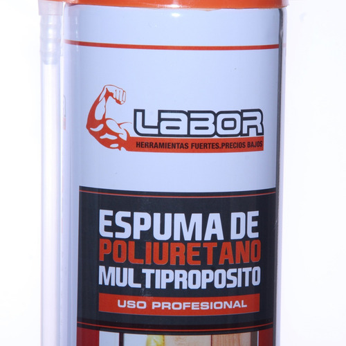 Espuma De Poliuretano Expandido Labor De 750 Cc Por Unidad