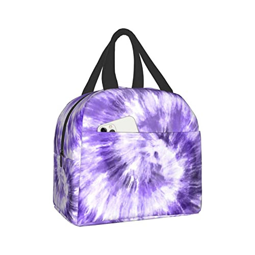 Ucsaxue Tie Dye Bolsa De Almuerzo Púrpura De Especia K3qwq