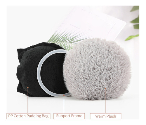 Orejeras Furry Winter: Cálidas Orejeras Plegables Para El Fr