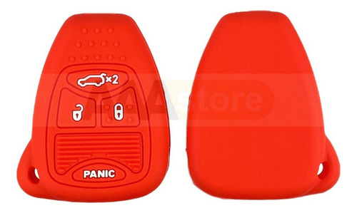 Capa Protetora De Silicone Para Chaves Chrysler Jeep Dodge,