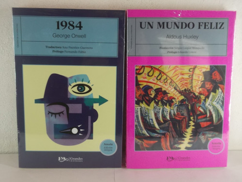 1984 Y Un Mundo Feliz 2 Libros Edición Íntegra. 