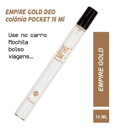 Imagem 3 de 8 de Perfume Empire Gold Masculino 100ml Hinoe