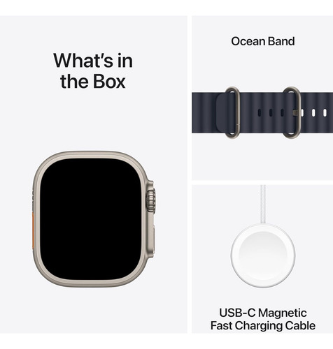 Apple Watch Ultra 2 Gps+cellular (eua) Prateado Milanese Azul-marinho Cinza (Recondicionado)
