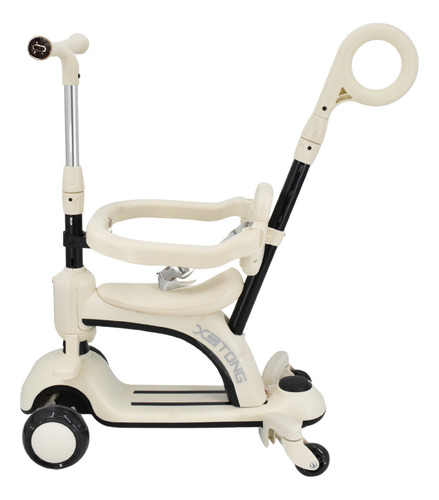 Scooter Patin 5 En 1 Para Niños Desmontable Con Baston Push Color Beige Sin Nombre