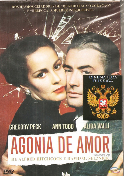 Dvd Agonia De Amor Alida Valli G Peck, De Hitchcock 1947 + | Parcelamento  sem juros
