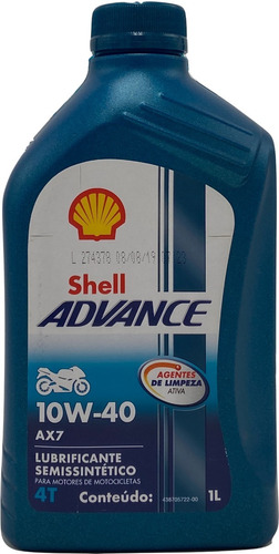 Aceite Semi Sintetico 10w40 Shell 4t - Tienda En Altamira