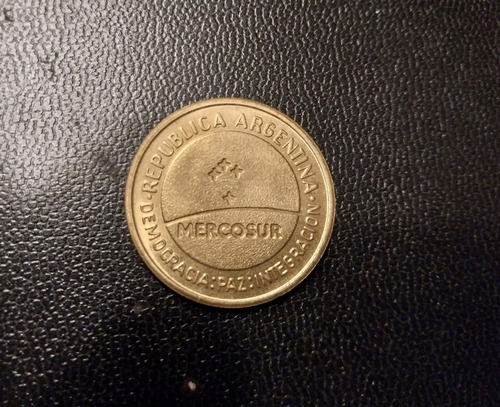 Moneda Conmemorativa Mercosur 50 Centavos Sin Circular 