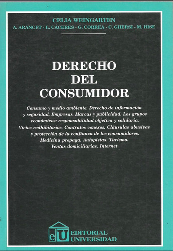 Derecho Del Consumidor // Dra. Weingarten