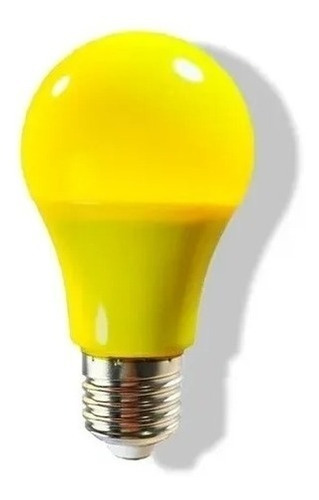 Lâmpada Led Bulbo E27 7w Colorida Decorativa P/festa Bivolt Cor da luz Amarela