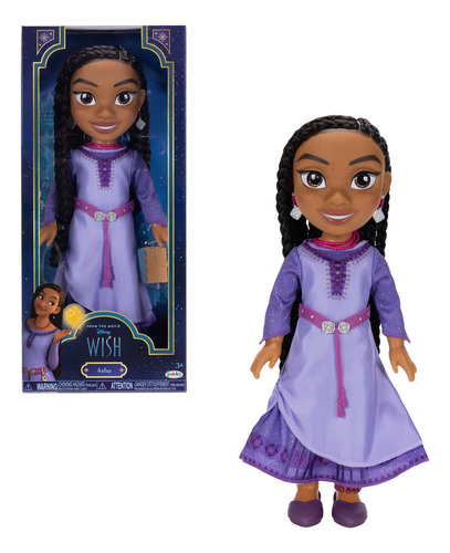 Muñeca Asha Película Wish Disney Set De Juego Aventurera