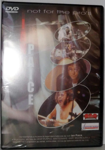 Ian Paice - Not For The Pros- Dvd Versão Standard 2002 Em Caixa Plástica Produzido Por Rexmore