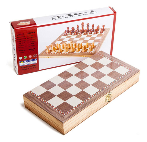 Juego De Mesa De Viaje Juguetes De Ajedrez De Madera Juego