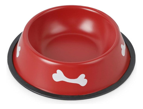 Plato Comedero Para Mascotas Perro Huesitos 18cm Gato