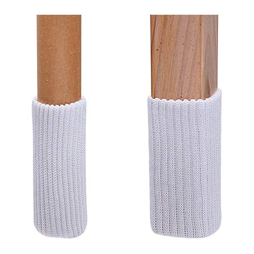 16pcs White Color Knitting Wool Furniture Socks/chair L...