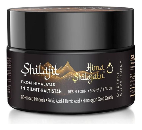 Shilajit Resina Del Himalaya Pura 30g Apoyo Cerebral Energía