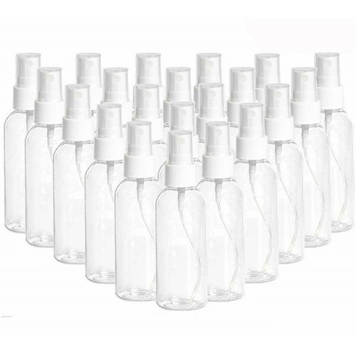 Botellas Transparentes Con Atomizador Pack 10 Unidades De 10