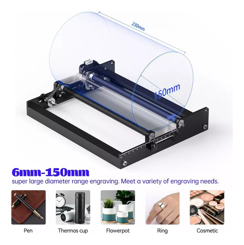 Máquina Gravação A Laser Sculpfun S30 Pro Max 20w E Rolo