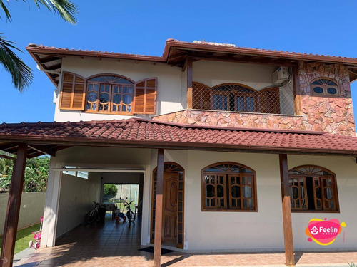 Imagem 6 de 30 de Linda Casa Em Estilo Colonial Com 6 Dormitórios (suíte Master) À Venda, 240 M² Por R$ 1.200.000 - Campeche - Florianópolis/sc - Sc - Ca0119_feelin