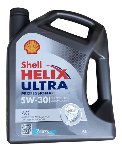 Shell Helix Ultra Profesional 5w30 Ag 5 Litros