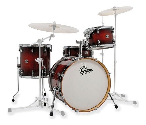 Batería Gretsch Catalina Club 4 Pzs 20 Antique Burst Gloss