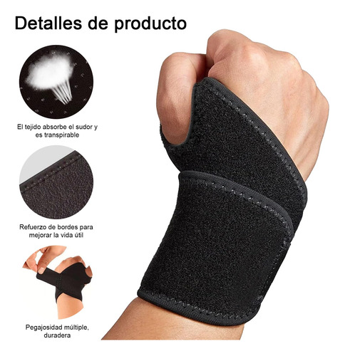 Muñequera Deportivas, 2pcs Muñequeras De Soporte,muñequera