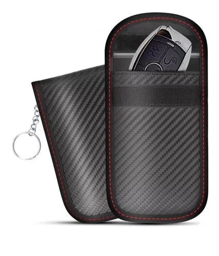 Bolsa Faraday para llaves de coche Caja de llave de coche de cuero