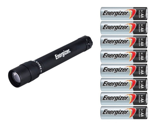 Imagen 2 de 7 de Combo Linterna Led Energizer Focus + 8 X Pilas Alcalinas Aa