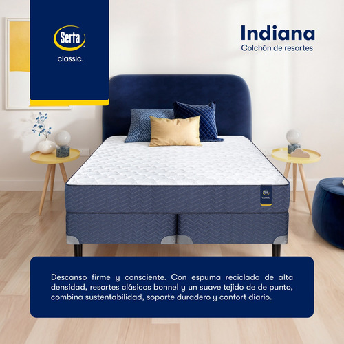 Sommier Y Colchón Resortes Super King Serta Indiana 200x200