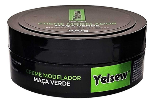 Creme Modelador Maçã Verde 100g - Yelsew For Men