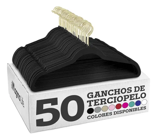 Ganchos de ropa dorados sale