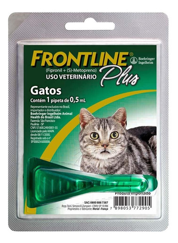 Antipulgas Frontline Plus Gatos