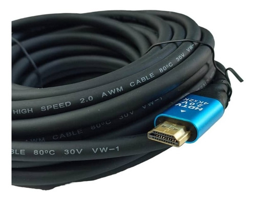 Cable Hdmi 4k 2k 2.0 De 10 Metros.