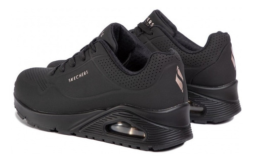 Imagen 4 de 8 de Tenis Skechers Uno Stand On Air - Negro - Dama - 73690/bbk