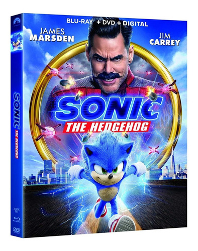 Blu-ray + Dvd Sonic The Hedgehog / Sonic La Pelicula