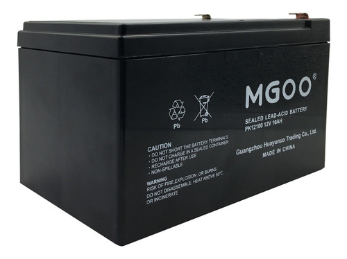 Bateria Mgoo 12v 10 Ah Pk12100f Ups Cerco Electrico Carros