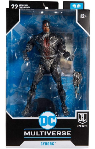 Imagen 3 de 3 de Figura Cyborg Justice League 2021 Dc Multiverse Mcfarlane