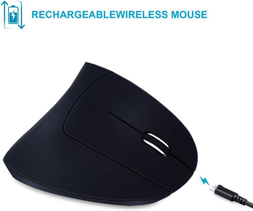 Recargable Raton Inalambrico G Usb Raton Ergonomico Er...