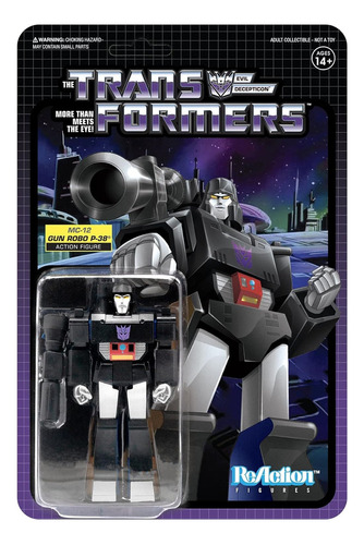 Super 7 Figura Reaction Transformers Megatron Mc12 10 Cm